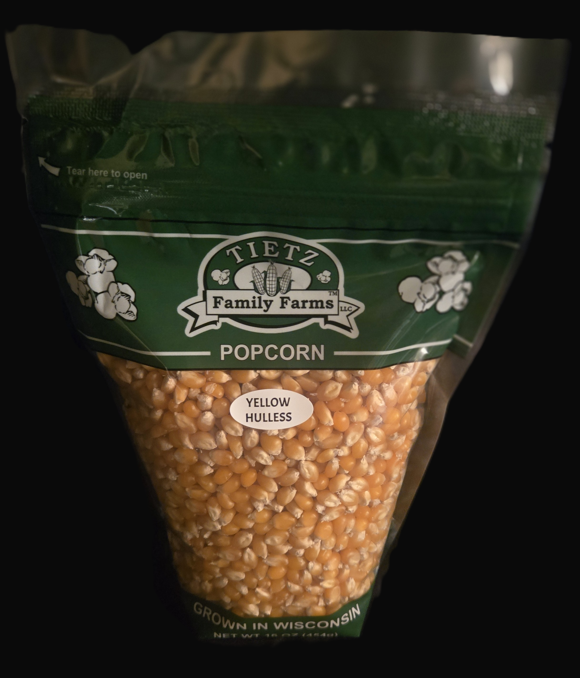 YELLOW HULLESS POPCORN